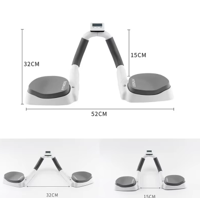 Abdominal & Push-Up Equipment with Integrated Tablet – Smart Sport at Your Fingertips